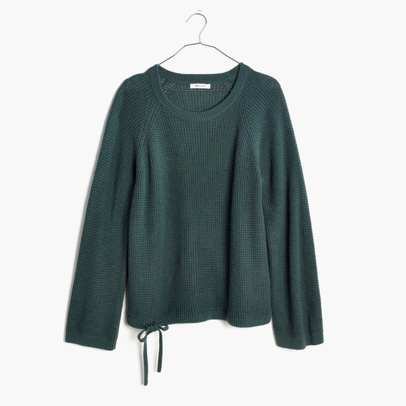 Madewell Sweaters - Madewell Wafflestitch Drawstring Sweater